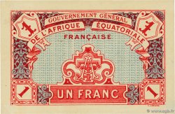 1 Franc FRENCH EQUATORIAL AFRICA  1917 P.02a AU