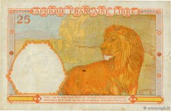 25 Francs FRENCH EQUATORIAL AFRICA Brazzaville 1941 P.07a VF