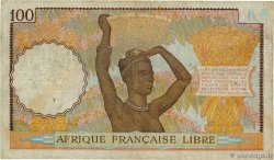 100 Francs AFRIQUE ÉQUATORIALE FRANÇAISE Brazzaville 1941 P.08a S