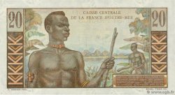 20 Francs Émile Gentil FRENCH EQUATORIAL AFRICA  1946 P.22 AU
