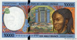 10000 Francs CENTRAL AFRICAN STATES  2000 P.105Cf AU+