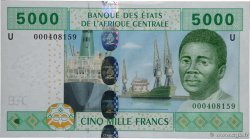 5000 Francs ZENTRALAFRIKANISCHE LÄNDER  2002 P.209Ua ST