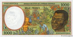 1000 Francs ZENTRALAFRIKANISCHE LÄNDER  1999 P.302Ff ST