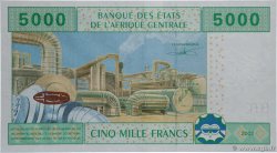 5000 Francs CENTRAL AFRICAN STATES  2002 P.309Mc UNC