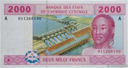 2000 Francs CENTRAL AFRICAN STATES  2002 P.408Aa UNC