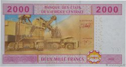 2000 Francs CENTRAL AFRICAN STATES  2002 P.408Aa UNC