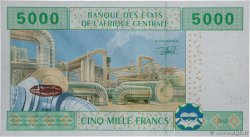5000 Francs ZENTRALAFRIKANISCHE LÄNDER  2002 P.409Aa ST
