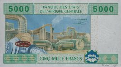 5000 Francs ZENTRALAFRIKANISCHE LÄNDER  2002 P.409Ac ST