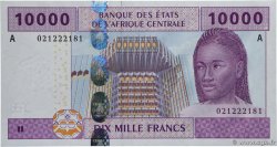 10000 Francs CENTRAL AFRICAN STATES  2002 P.410Aa UNC