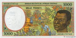 1000 Francs ZENTRALAFRIKANISCHE LÄNDER  2000 P.602Pg ST