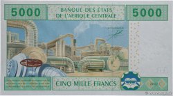 5000 Francs ZENTRALAFRIKANISCHE LÄNDER  2002 P.609Cb ST