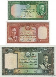 5, 10 et 100 Afghanis Lot ÁFGANISTAN  1939 P.022a, P.23a et P.026a