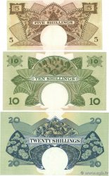 5, 10 et 20 Shillings Lot AFRICA DI L