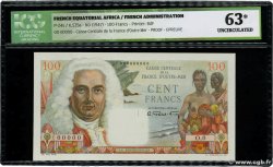 100 Francs La Bourdonnais Épreuve FRENCH EQUATORIAL AFRICA  1946 P.24p