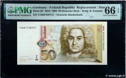 50 Deutsche Mark Remplacement GERMAN FEDERAL REPUBLIC  1996 P.45*