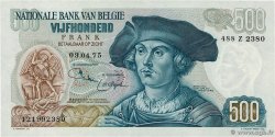500 Francs BELGIO  1975 P.135b q.FDC