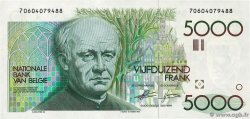5000 Francs BELGIO  1982 P.145a q.FDC