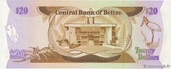 20 Dollars BELICE  1986 P.49a FDC