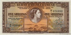 5 Shillings BERMUDAS  1952 P.18b FDC