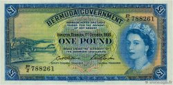 1 Pound BERMUDAS  1966 P.20d SC+