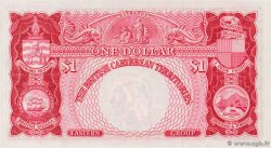 1 Dollar EAST CARIBBEAN STATES  1961 P.07c SC+