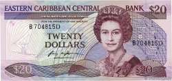 20 Dollars EAST CARIBBEAN STATES  1985 P.24d1 ST