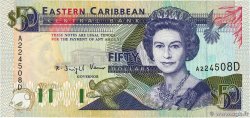 50 Dollars EAST CARIBBEAN STATES  1993 P.29d XF+