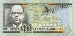 100 Dollars CARAÏBES  1993 P.30g NEUF