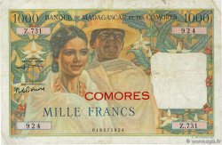 1000 Francs COMORES  1963 P.05b TTB