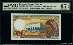 500 Francs KOMOREN  1986 P.10a2