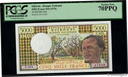 5000 Francs DJIBOUTI  1979 P.38d NEUF