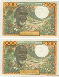 1000 Francs Consécutifs WEST AFRIKANISCHE STAATEN  1972 P.103Ai fST+