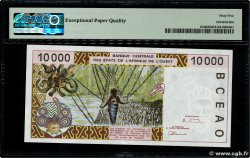 10000 Francs STATI AMERICANI AFRICANI  1992 P.614Hd FDC