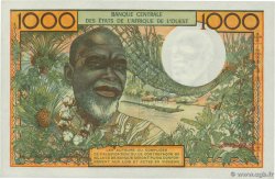 1000 Francs WEST AFRIKANISCHE STAATEN  1965 P.703Kg VZ