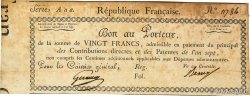 20 Francs FRANKREICH  1798 Laf.214 fVZ