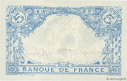 5 Francs BLEU FRANKREICH  1912 F.02.04 VZ