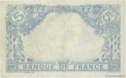 5 Francs BLEU FRANCIA  1917 F.02.48 SPL