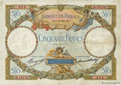 50 Francs LUC OLIVIER MERSON type modifié FRANCE  1934 F.16.05 F+