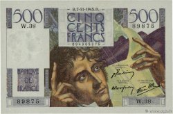 500 Francs CHATEAUBRIAND FRANCE  1945 F.34.03 UNC