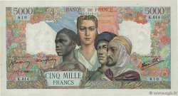 5000 Francs EMPIRE FRANÇAIS FRANCIA  1945 F.47.26 MBC+