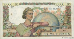 10000 Francs GÉNIE FRANÇAIS FRANCE  1950 F.50.37 TB+