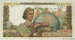10000 Francs GÉNIE FRANÇAIS FRANKREICH  1951 F.50.49