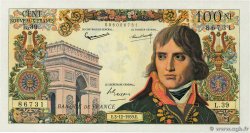100 Nouveaux Francs BONAPARTE FRANCE  1959 F.59.04 AU-