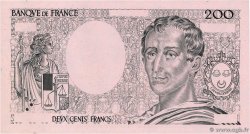 200 Francs MONTESQUIEU Épreuve FRANCIA  1981 F.70.00E FDC