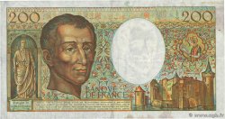 200 Francs MONTESQUIEU Petit numéro FRANCE  1981 F.70.01A1 TTB