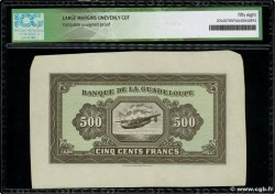 500 Francs Épreuve GUADELOUPE  1945 P.25p SPL