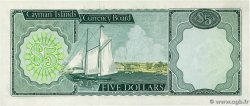 5 Dollars Petit numéro CAYMAN ISLANDS  1972 P.02a UNC