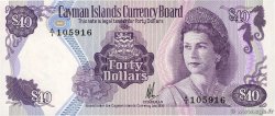 40 Dollars CAYMAN ISLANDS  1981 P.09a UNC