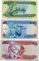 2 au 10 Dollars Lot ÎLES SALOMON  1977 P.05a, P.06a et P.07a NEUF