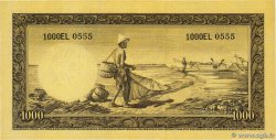 1000 Rupiah INDONESIA  1957 P.053a SC+